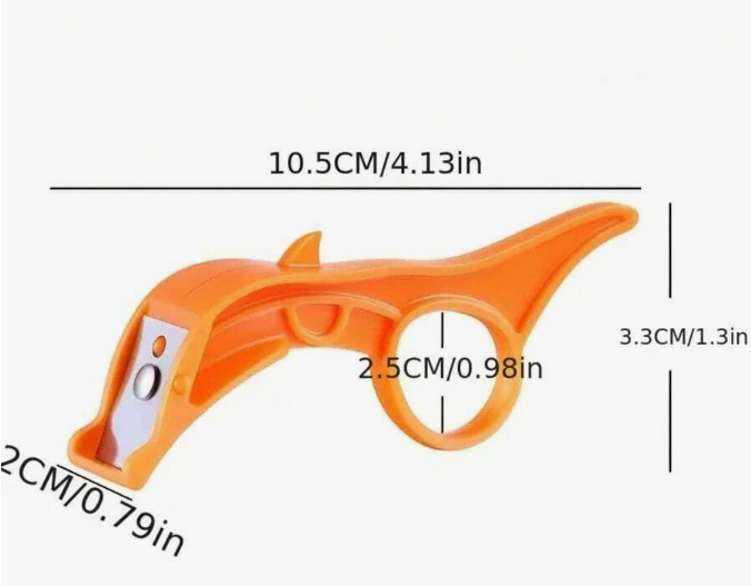Multifunctional Fruit & Vegetable Peeler with Circular Handle – Ergonomic Handheld Peeling Tool