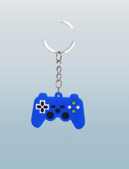 Mini Game Controller Silicone Keychain