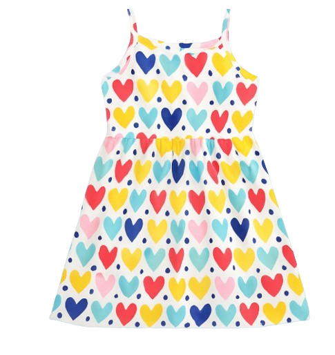 SHEIN Girls' Printed Camisole Dress