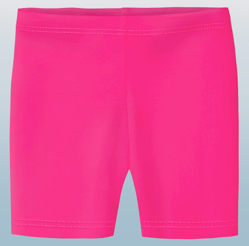 Girls' High-Stretch Snug Fit Biker Shorts