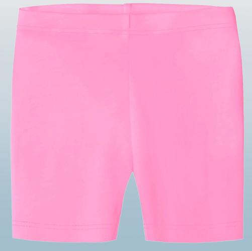 Girls' High-Stretch Snug Fit Biker Shorts