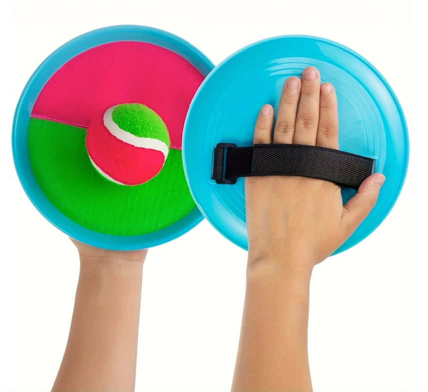 Velcro Catch Ball Paddle Game Set with Ball