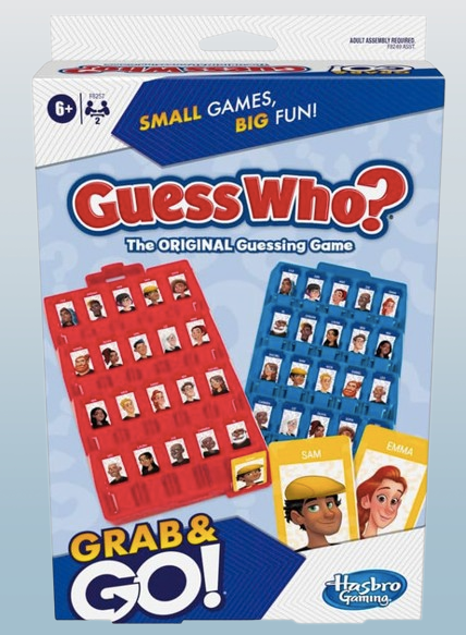 Guess Who? Grab & Go Travel Game