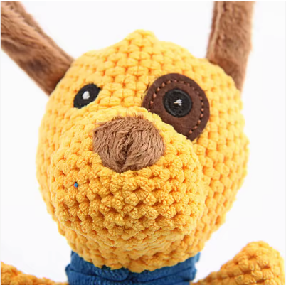 Plush Squeaky Pet Chew Toy – Soft Animal Design for Dogs