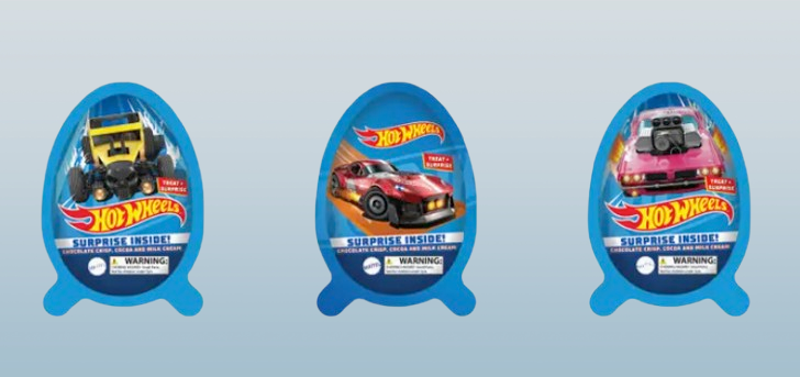 2-Pack Hot Wheels Fun Surprise Egg