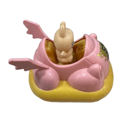 Monster Bunny Character Wing Bumper Car Toy – 2-Pack, Mini Character Cars