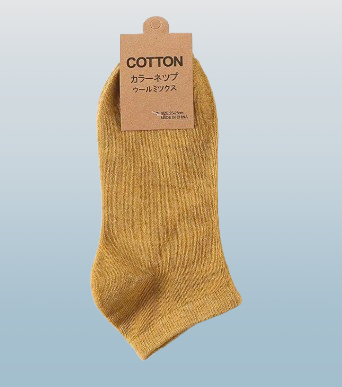 Cotton Ankle Socks, Breathable Moisture-Wicking, 2 Pack