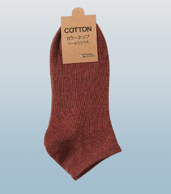Cotton Ankle Socks, Breathable Moisture-Wicking, 2 Pack