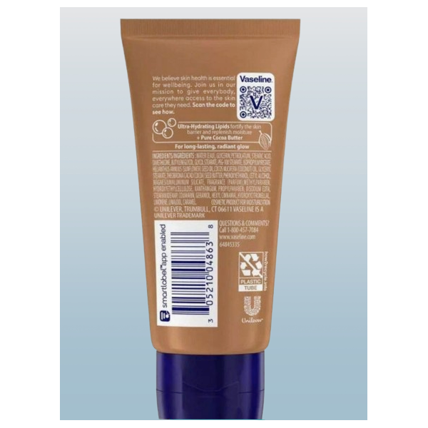 Vaseline Cocoa Radiant Lotion – Travel Size – 2oz
