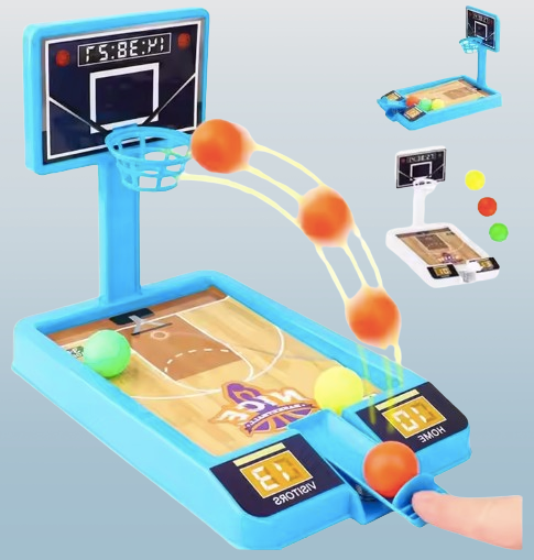 2-Pack Basketball Game Toys, Tabletop Basketball Shooting Game for Kids and Adults
