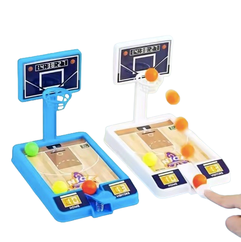Safe Haven & CO 2-Pack Basketball Tabletop Shooting Game – Kids & Adults Mini Hoop Set