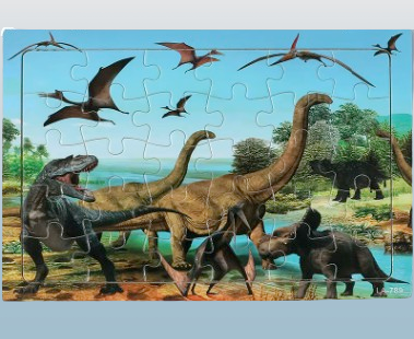 30-Piece Wooden Animal Jigsaw Puzzle for Toddlers