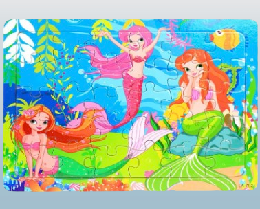 30-Piece Wooden Animal Jigsaw Puzzle for Toddlers