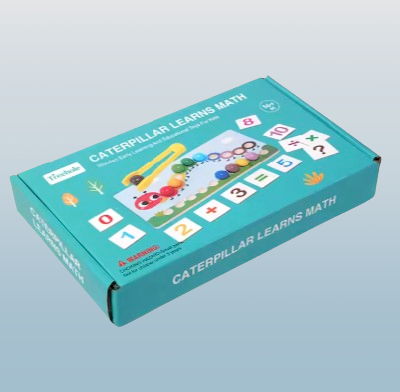Caterpillar Math Learning Toy – Early Educational Wooden Number Set