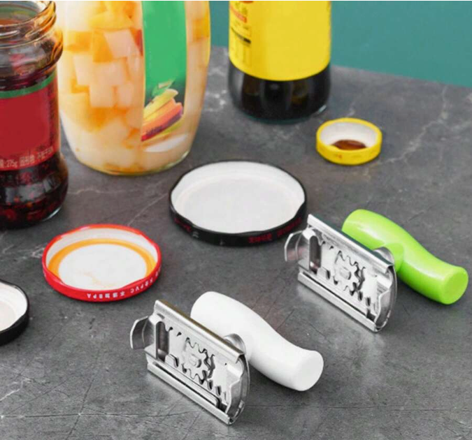 Safe Haven & CO Multi-Function Adjustable Jar & Bottle Cap Opener – Labor-Saving Twist-Off Tool