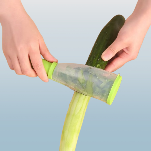 Multifunction Storage Peeler โ With Built-In Container for Food Scraps