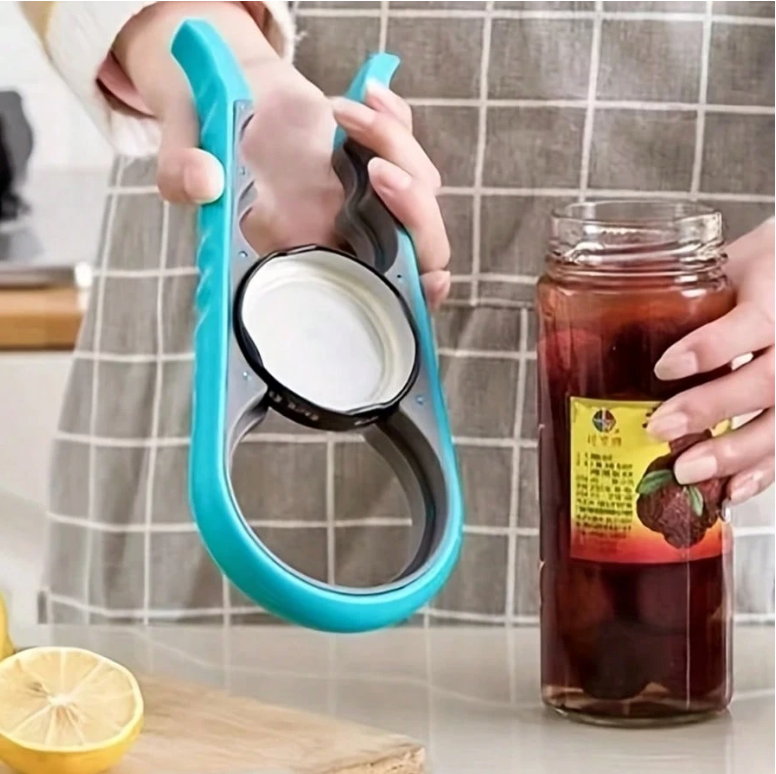 Multi-Size Anti-Slip Jar & Bottle Opener – 4-in-1 Grip Tool for Jars, Lids & Caps