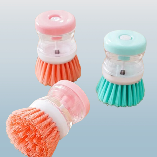 Multifunctional Liquid Dispensing Cleaning Brush