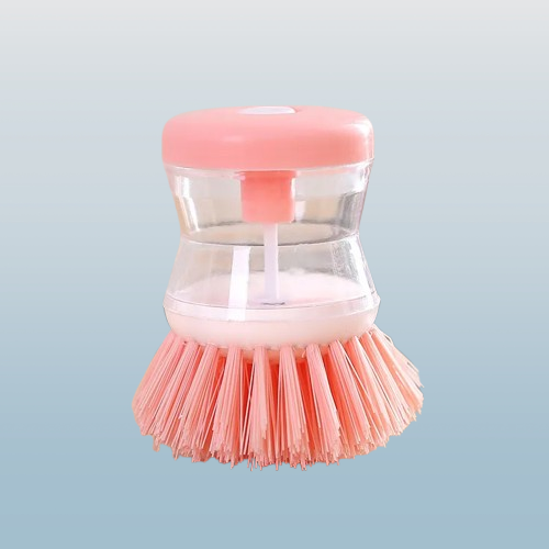 Multifunctional Liquid Dispensing Cleaning Brush