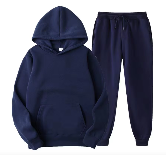 Unisex Coordinated Set Casual Hoodie & Jogger Sweatpants, 2-Piece Set