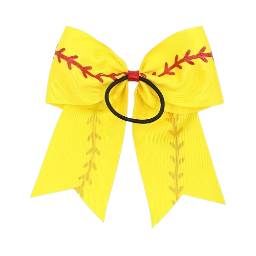 7" Softball Hair Bow