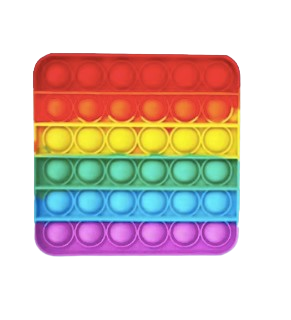 Silicone Push Pop Bubble Sensory Fidget Toy – Small 4.3"