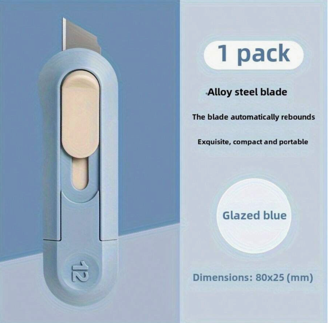 Portable Expandable Mini Envelope Cutter – Compact Utility Knife for Home, Office & School