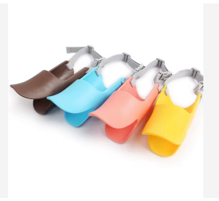Adjustable Duck-Bill Dog Muzzle – Soft Silicone Pet Mouth Cover