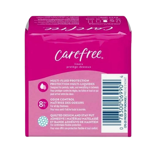 Carefree® Regular Unscented Panty Liners – 20 Count