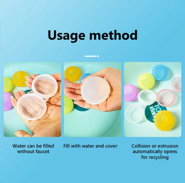 Reusable Silicone Water Splash Balls – Quick Fill Water Play Balls