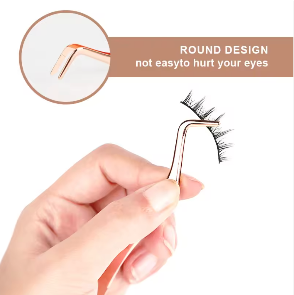 Eyelash Applicator Tool Set (2 Piece) – Precision Lash Tweezers
