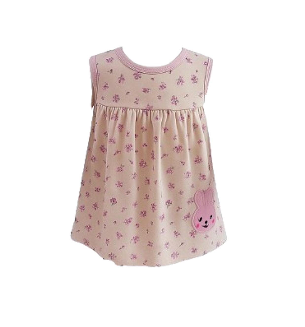 Girls' Sleeveless Summer Dress – Fits Size 18 to 24 Months