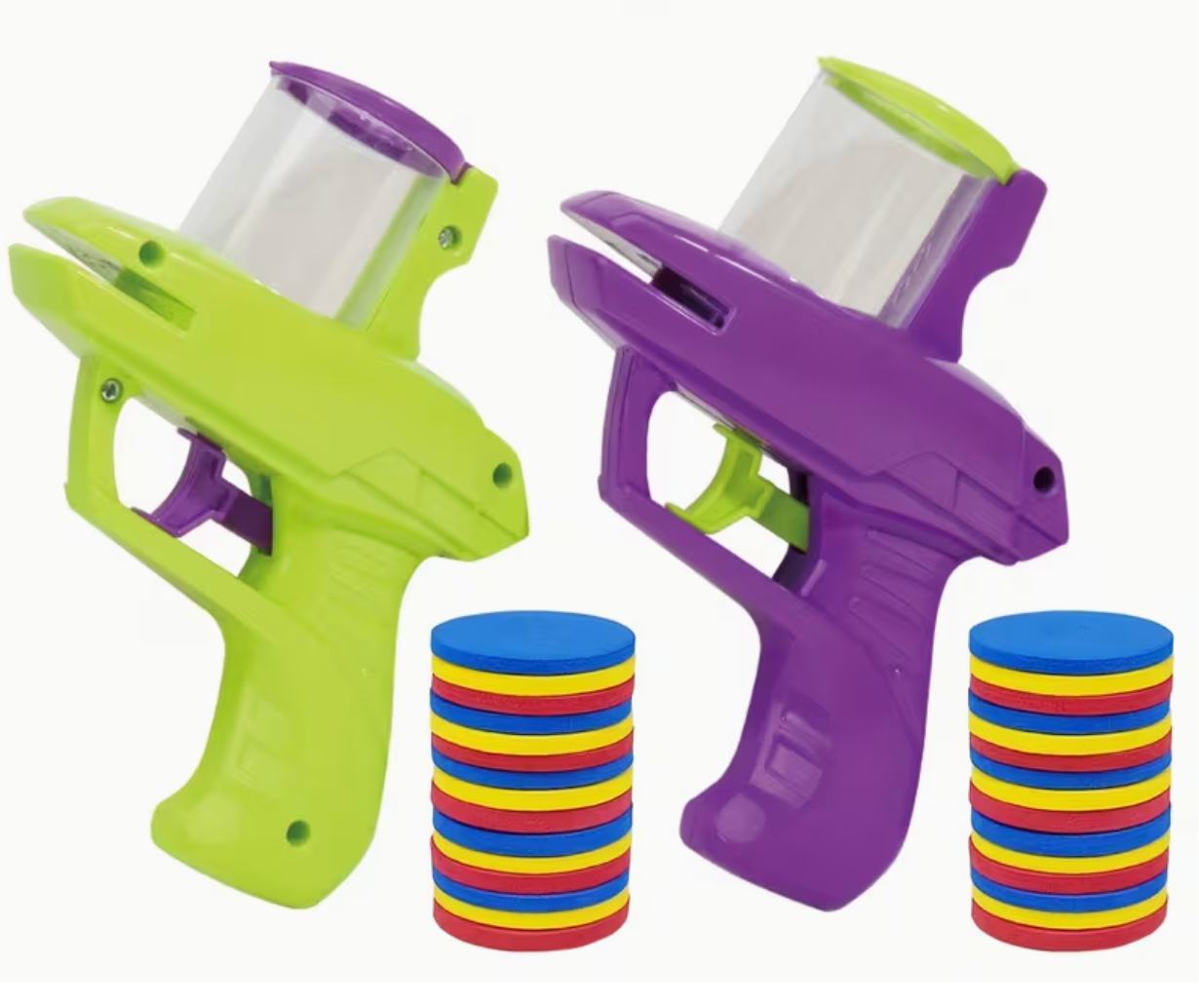 2-Pack Foam Disc Launcher Gun