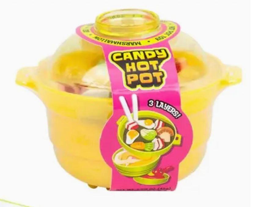 2-Pack Candy Hot Pot Gummies & Marshmallow