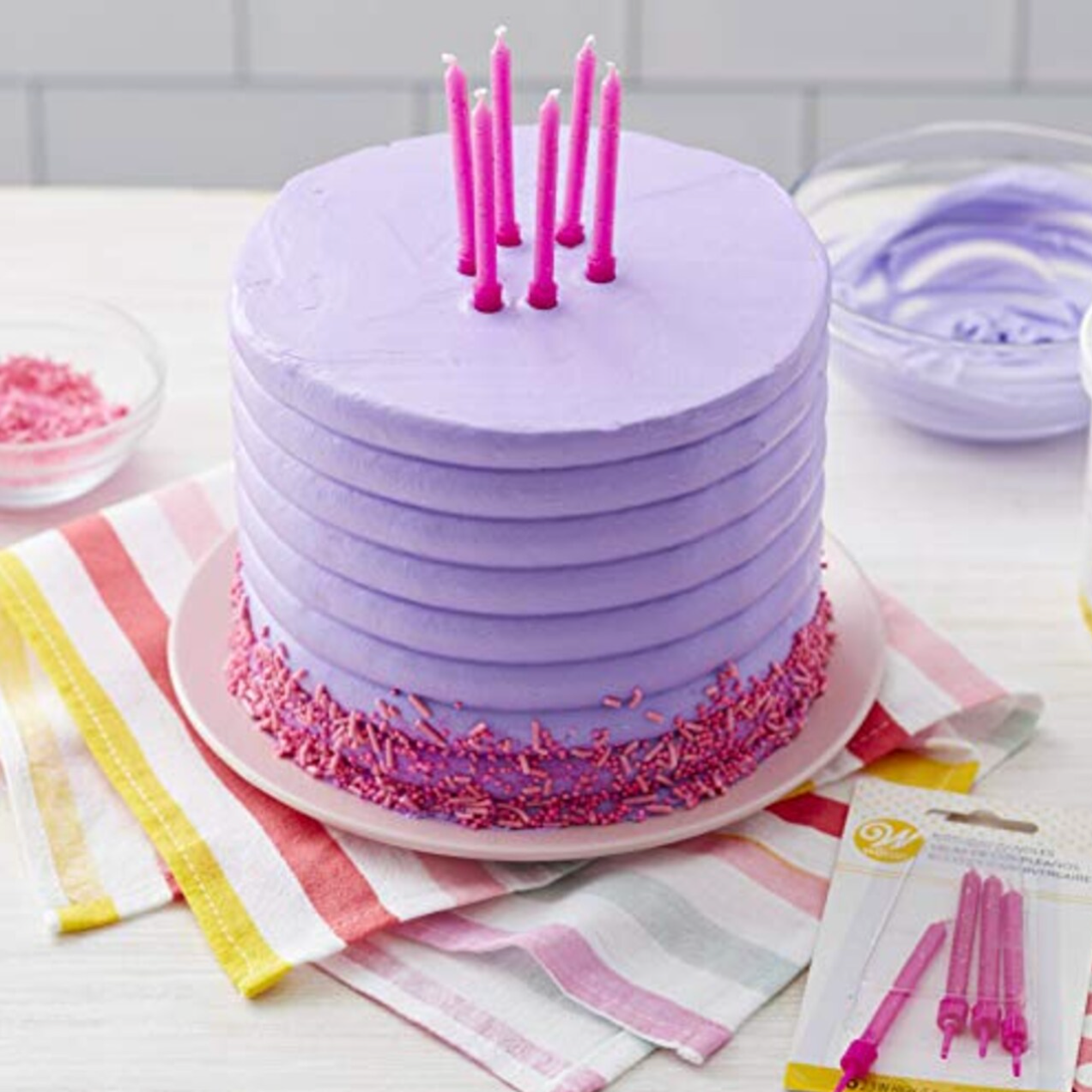 Birthday Glitter Candles – Pack of 10