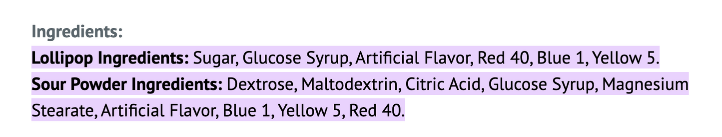 Dumpster Dippers 2-Pack Lollipop & Sour Powder Candy