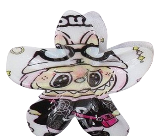 Funny Character Flower Hair Jaw Claw Clips – 6 Pack Cartoon Hair Pins