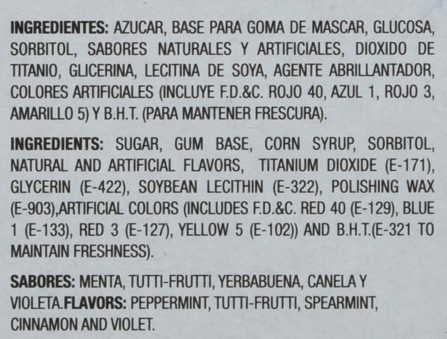 Canel’s Original Chewing Gum 60 Pack Bulk Assorted Flavors