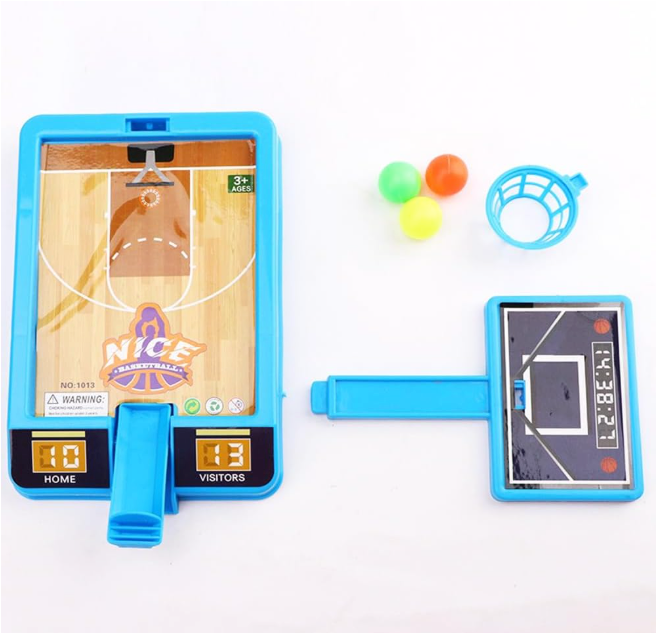 2-Pack Basketball Game Toys, Tabletop Basketball Shooting Game for Kids and Adults