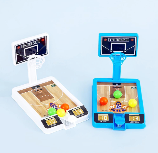 2-Pack Basketball Game Toys, Tabletop Basketball Shooting Game for Kids and Adults