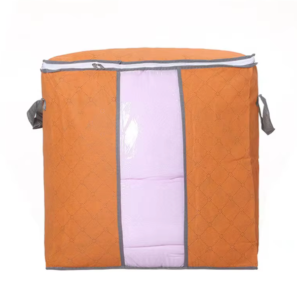 Large Foldable Storage Bag with Handles – Transparent Front Window