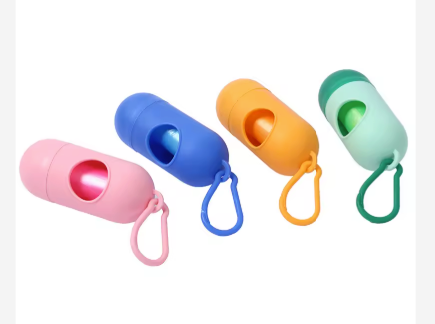 Portable Dog Waste Bag Dispenser with Clip