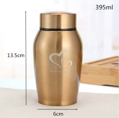 Premium Stainless Steel Pet Urn for Ashes Memorial