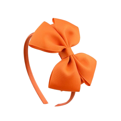 Safe Haven & CO Kids Fabric Bow Headband – Assorted Color Options, Soft Elastic Hair Band