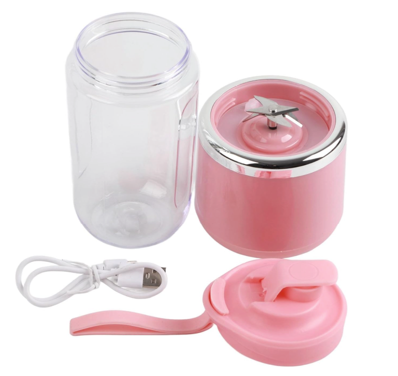 400ml Mini Electric Portable Juicer – USB Rechargeable Travel Blender