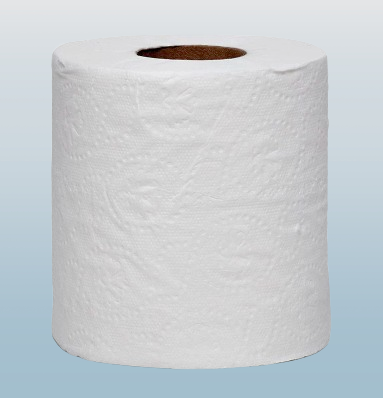 2-Ply Toilet Paper, White, 12 Pack