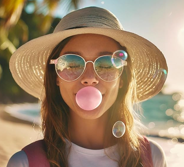 Bubble Jug Tropical Fruit Bubble Gum 1.94oz
