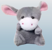 Mini Plush Animal Toy Keychain – Assorted Characters for Kids
