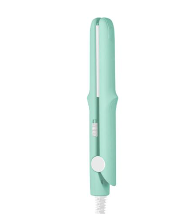 Mini Ceramic Hair Straightener & Curler – Compact Styling Iron (Non-US Plug)