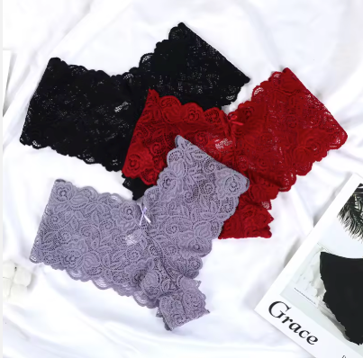Women's Lace Mid-Rise Cheeky Panty